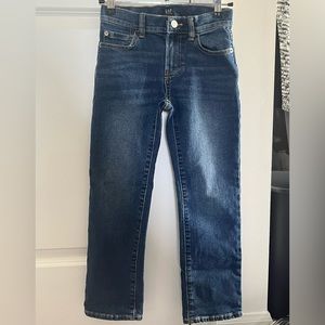 Gap Kids size 7 regular stretch blue denim straight jeans